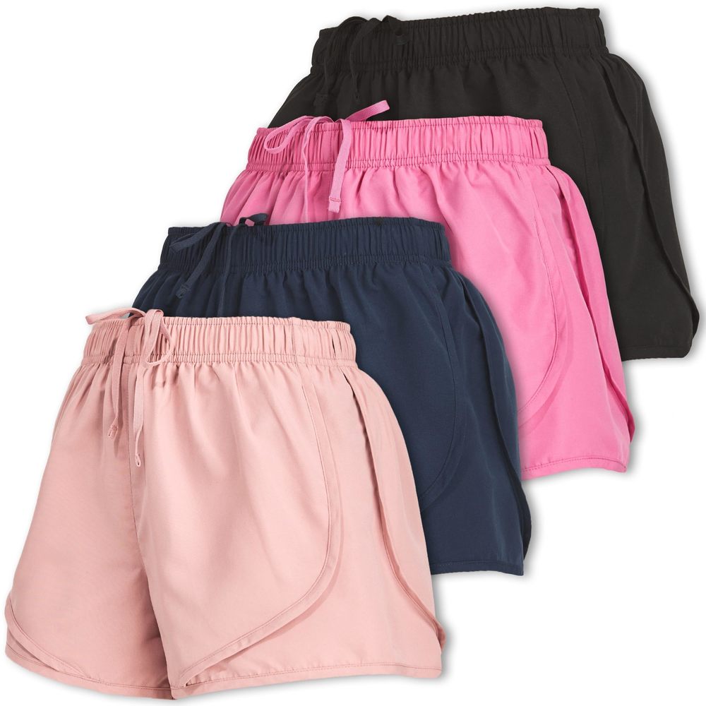 NEW Ultra Performance Women's Running Shorts 4-Pack Athletic Workout Gym Shorts